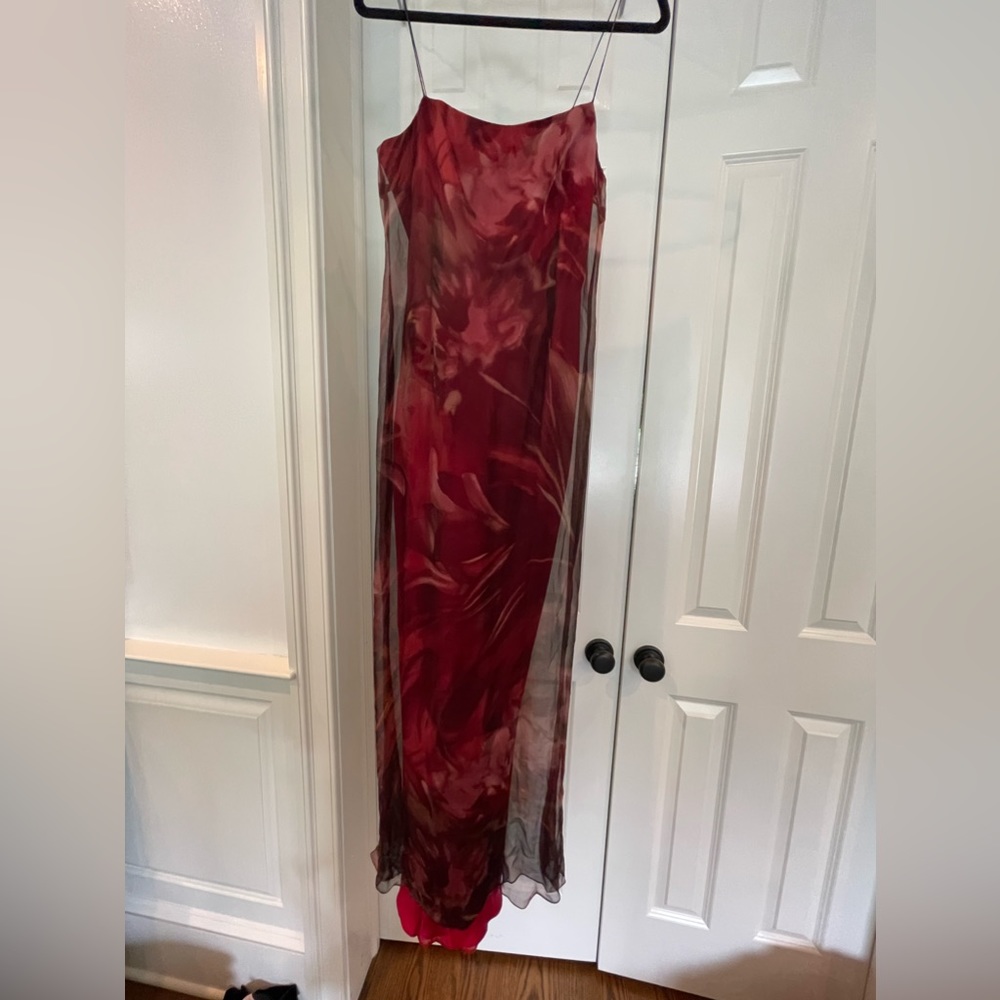 luca luca silk gown